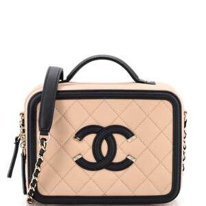 Chanel Filigree Vanity Case Quilted #254455C42B